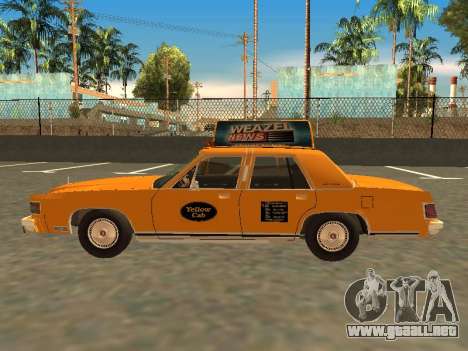 Mercury Grand Marquis 1986 Taxi para GTA San Andreas