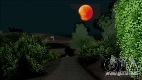 Luna Roja Para Halloween para GTA San Andreas