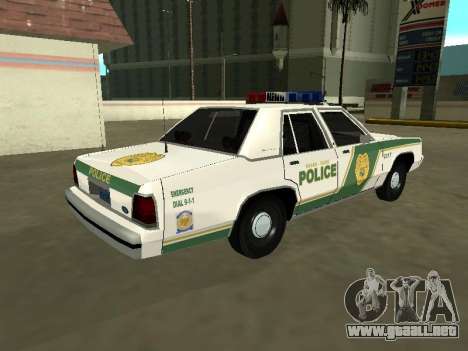 Ford LTD Crown Victoria 1991 Miami Dade M Police para GTA San Andreas