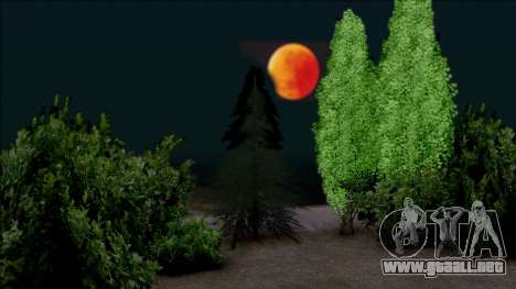 Luna Roja Para Halloween para GTA San Andreas