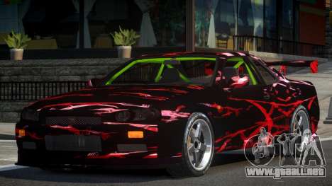 Nissan Skyline R34 GST-R PJ2 para GTA 4