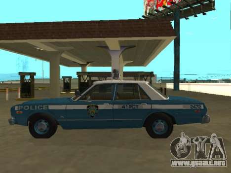 Dodge Aspen 1979 Departamento de Policía de Nuev para GTA San Andreas