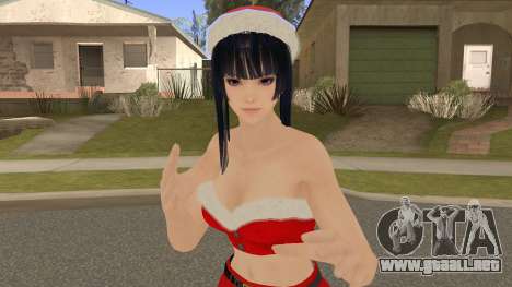 DOA Nyotengu Berry Burberry Christmas Special V1 para GTA San Andreas