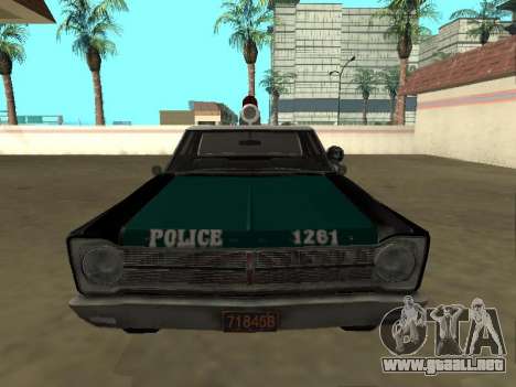 Plymouth Belvedere 4 puerta 1965 Old NYPD para GTA San Andreas