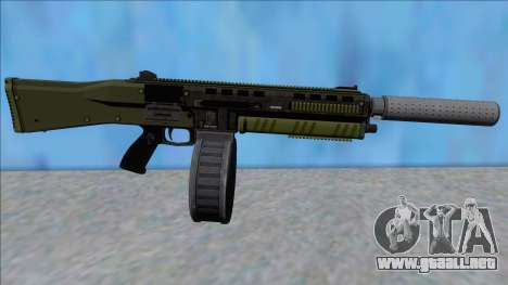 GTA V Vom Feuer Assault Shotgun Green V7 para GTA San Andreas