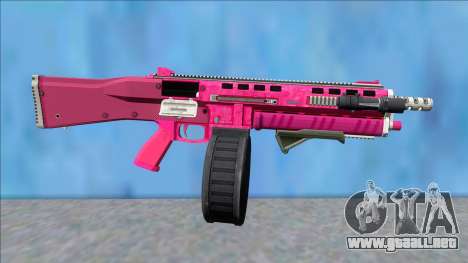 GTA V Vom Feuer Assault Shotgun Pink V5 para GTA San Andreas