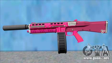 GTA V Vom Feuer Assault Shotgun Pink V7 para GTA San Andreas