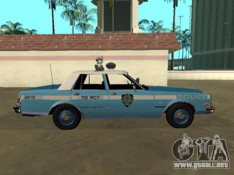 Dodge Diplomat 1987 Departamento de Policía de N para GTA San Andreas