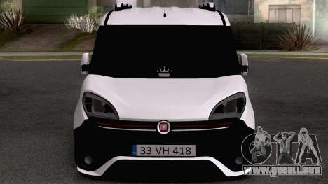 Fiat Doblo 2019 PanelVan para GTA San Andreas