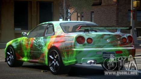 1999 Nissan Skyline R34 GT-R L3 para GTA 4