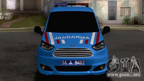 Ford Tourneo Courier Jandarma Asayis&Gendarme para GTA San Andreas