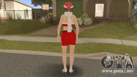 DOA Nagisa Berry Burberry Christmas Special V2 para GTA San Andreas