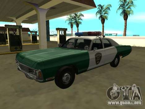 Dodge Polara Chickasaw Sheriff del Condado para GTA San Andreas