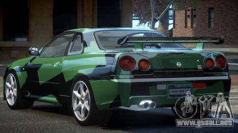 1999 Nissan Skyline R34 GT-R L6 para GTA 4