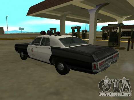 Dodge Polara 1972 Departamento de Policía de Los para GTA San Andreas