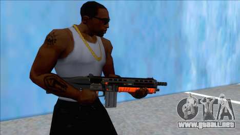 GTA V Vom Feuer Assault Shotgun Orange V15 para GTA San Andreas