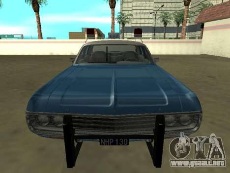 Dodge Polara 1972 Nevada Highway Patrol para GTA San Andreas