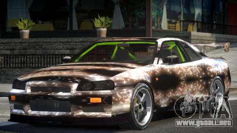 Nissan Skyline R34 GST-R PJ6 para GTA 4