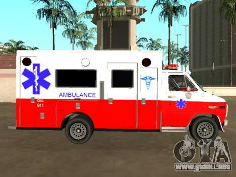 GMC Vandura 1985 Ambulancia para GTA San Andreas