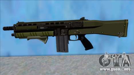 GTA V Vom Feuer Assault Shotgun Green V6 para GTA San Andreas