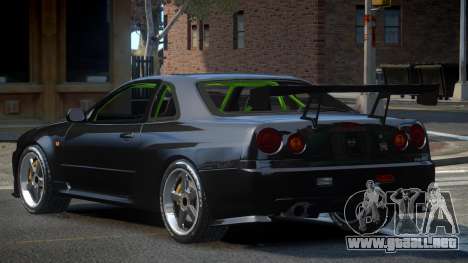 Nissan Skyline R34 GST-R para GTA 4