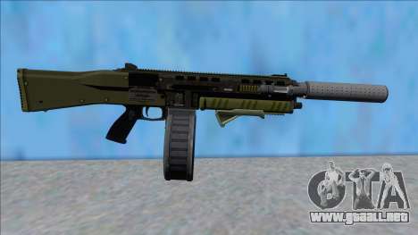 GTA V Vom Feuer Assault Shotgun Green V13 para GTA San Andreas