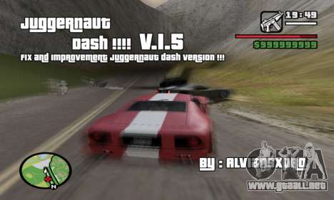 Juggernaut Dash v.1.5 para GTA San Andreas
