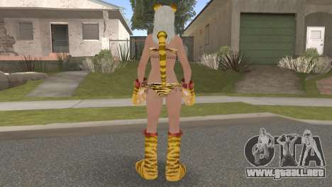 Doaxvv Patty - Tiger Custom Costume para GTA San Andreas
