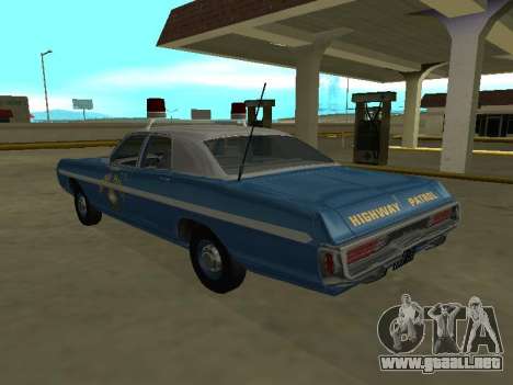 Dodge Polara 1972 Nevada Highway Patrol para GTA San Andreas