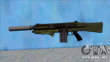 GTA V Vom Feuer Assault Shotgun Green V4 para GTA San Andreas