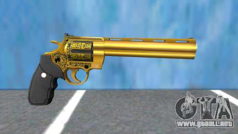 CSO2 Golden Anaconda Revolver para GTA San Andreas