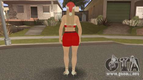 DOA Rachel Berry Burberry Christmas Special V1 para GTA San Andreas
