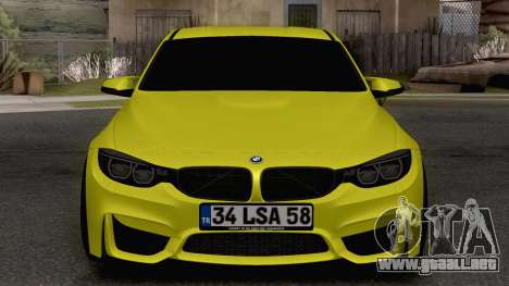 BMW M3 F80 para GTA San Andreas