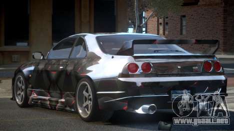 1997 Nissan Skyline R33 L8 para GTA 4