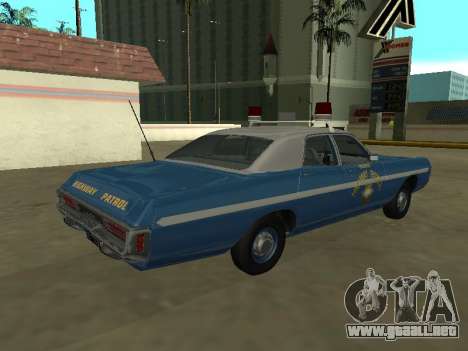 Dodge Polara 1972 Nevada Highway Patrol para GTA San Andreas