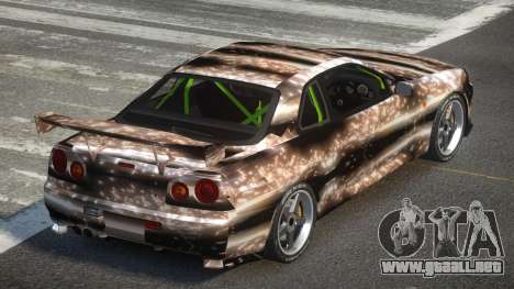 Nissan Skyline R34 GST-R PJ6 para GTA 4