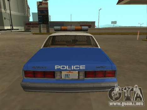 Chevrolet Caprice 1987 Departamento de Policía d para GTA San Andreas