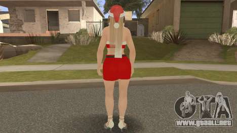 DOA Rachel Berry Burberry Christmas Special V3 para GTA San Andreas