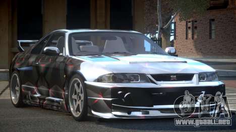 1997 Nissan Skyline R33 L8 para GTA 4