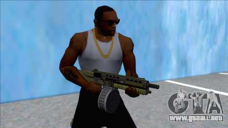 GTA V Vom Feuer Assault Shotgun Green V14 para GTA San Andreas