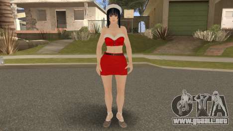 DOA Nyotengu Berry Burberry Christmas Special V1 para GTA San Andreas