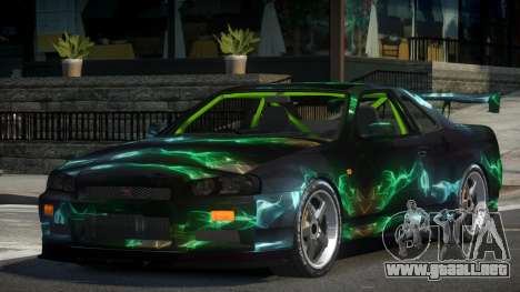 Nissan Skyline R34 GST-R PJ10 para GTA 4