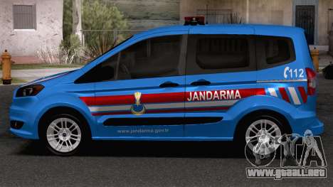 Ford Tourneo Courier Jandarma Asayis&Gendarme para GTA San Andreas
