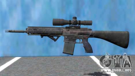 PAYDAY 2 Little-Friend 762 Sniper para GTA San Andreas