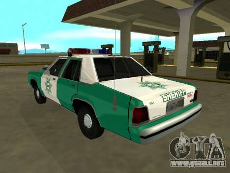 Ford LTD Crown Victoria 1991 Condado de San Dieg para GTA San Andreas