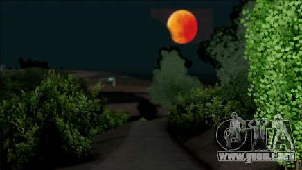 Luna Roja Para Halloween para GTA San Andreas