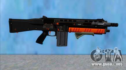 GTA V Vom Feuer Assault Shotgun Orange V6 para GTA San Andreas