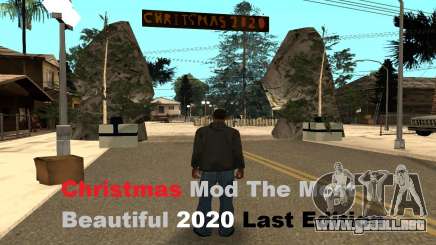 Mod de Navidad El más hermoso 2020 LE para GTA San Andreas