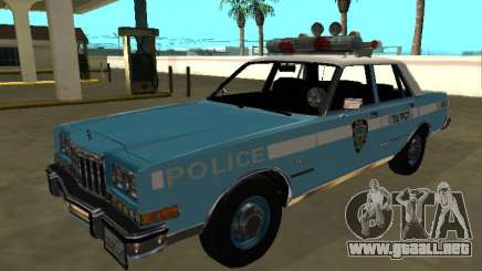 Dodge Diplomat 1987 Departamento de Policía de Nueva York para GTA San Andreas
