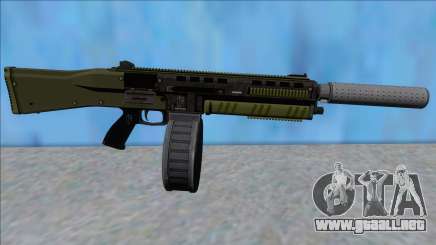 GTA V Vom Feuer Assault Shotgun Green V7 para GTA San Andreas